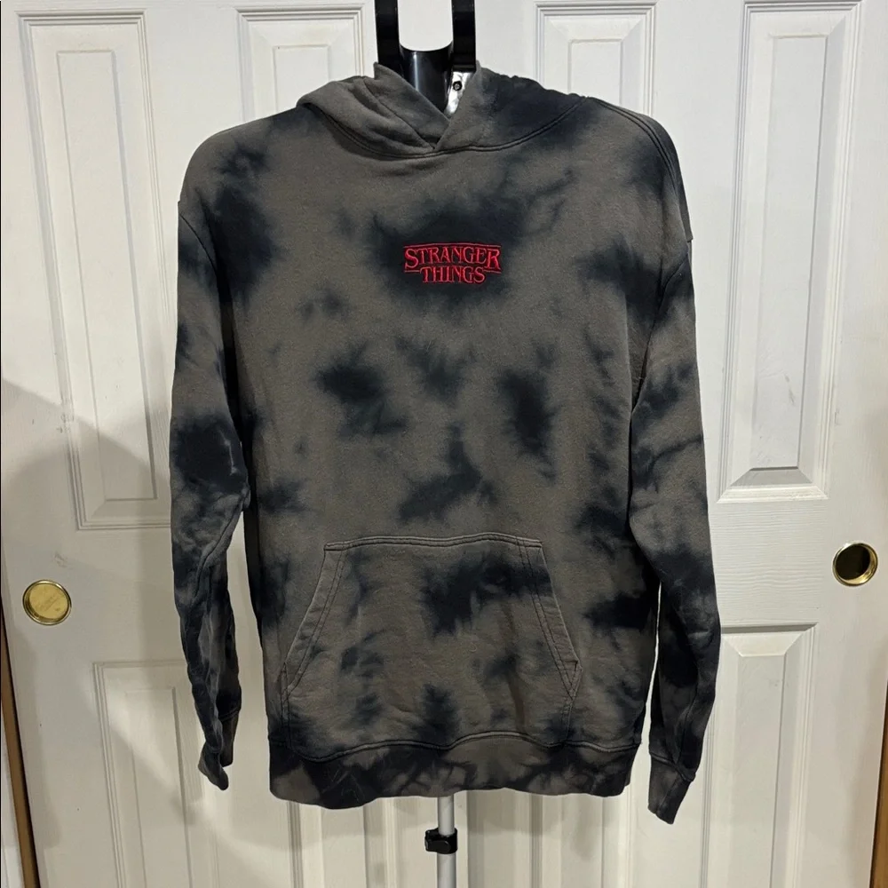 H&M Stranger Things Black and Gray Graphic Hoodie - Picture 1 of 8